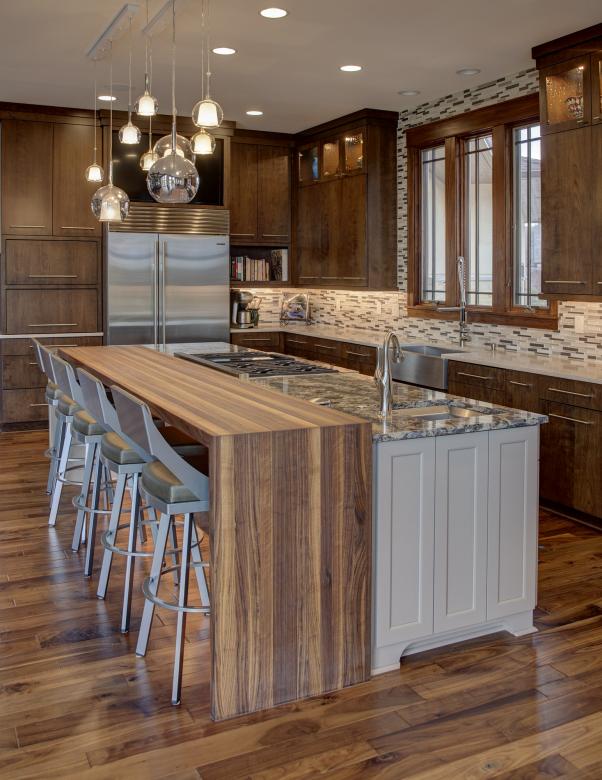 Architectural photo of residential cabinetry.