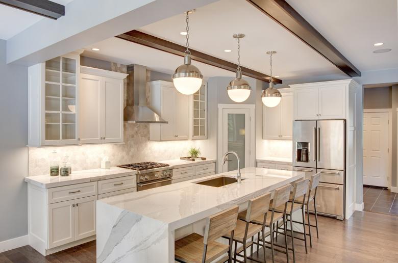 Architectural photo of residential cabinetry.