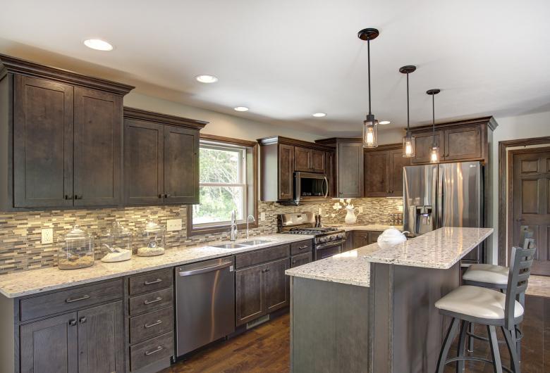 Architectural photo of residential cabinetry.