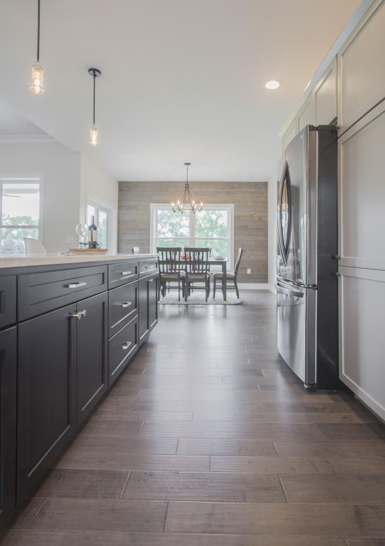 Architectural photo of residential interior.