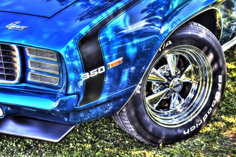 Photo Title - Blue Camaro