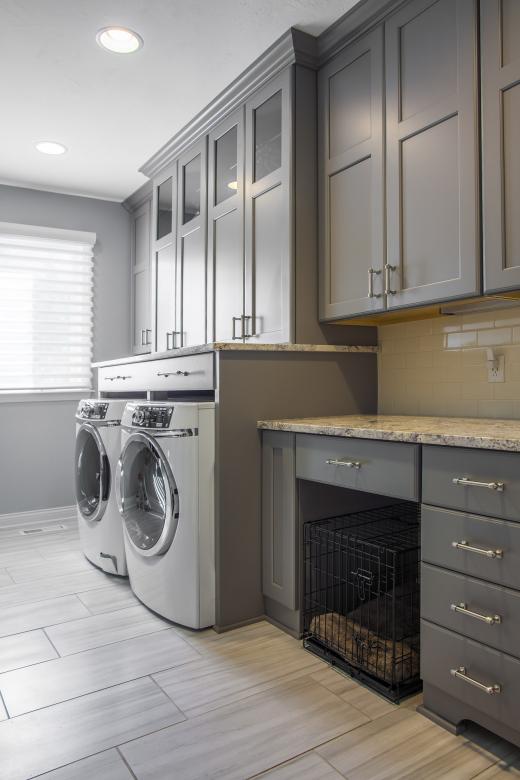 Architectural photo of residential cabinetry.