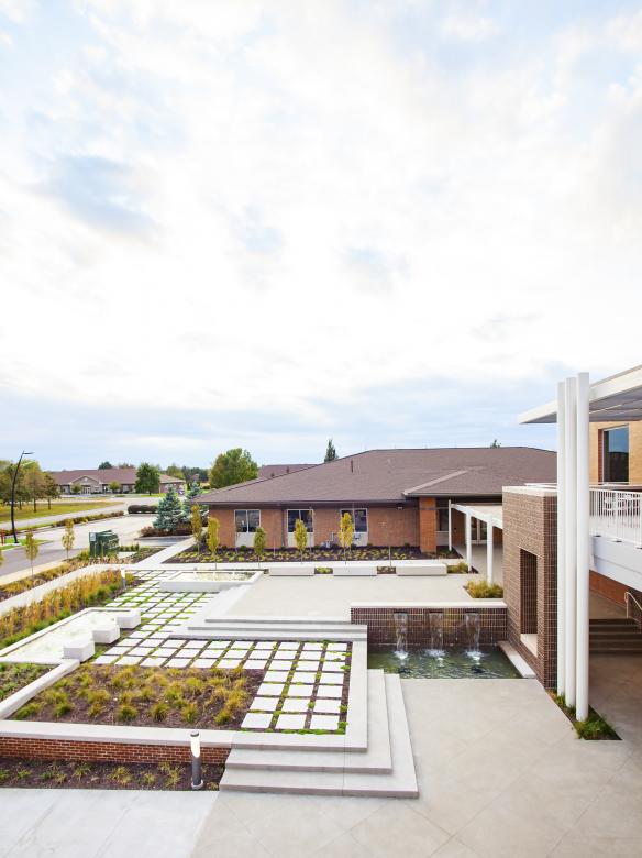 Architectural photo of a commercial exterior.