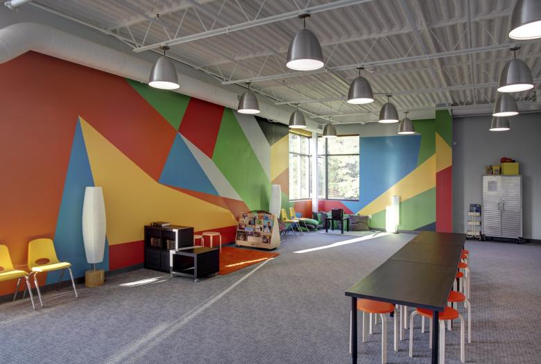 Architectural Photo of a school Interior