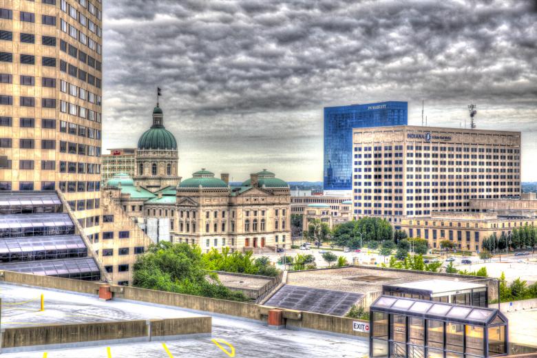 Photo Title - Indy - Capitol Rooftops