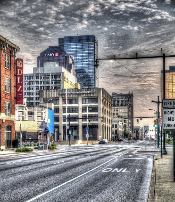 Photo Title - Indy - Looking North On Delaware