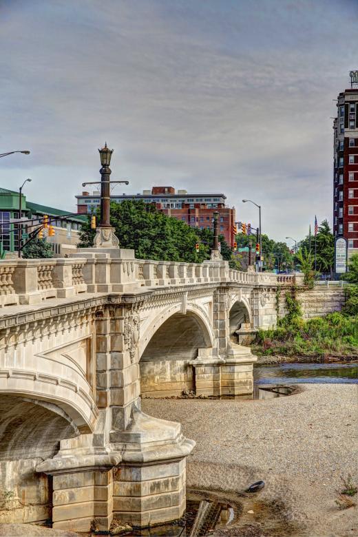 Photo Title - Indy - Meridian St Bridge At FAll Creek