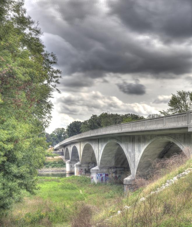 Photo Title - Indy - North Meridian St Bridge at 64th St.