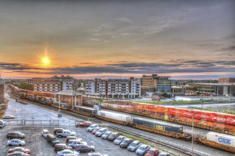 Photo Title - Indy - Sunrise Rail Traffis