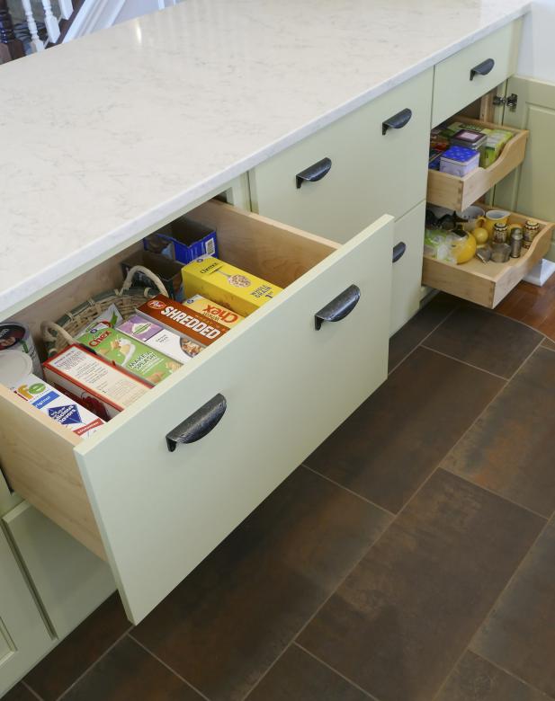 Architectural photo of residential cabinetry.