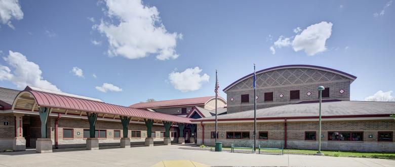 Architectural Photo of a school building