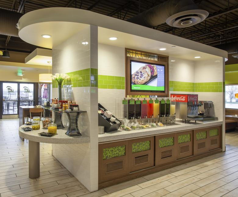 Architecural Photo of a Food Service Interior