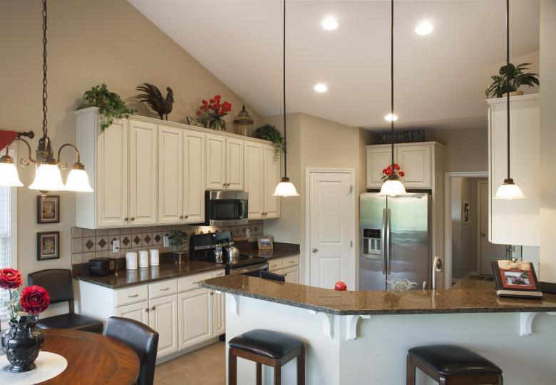 Architectural photo of residential cabinetry.