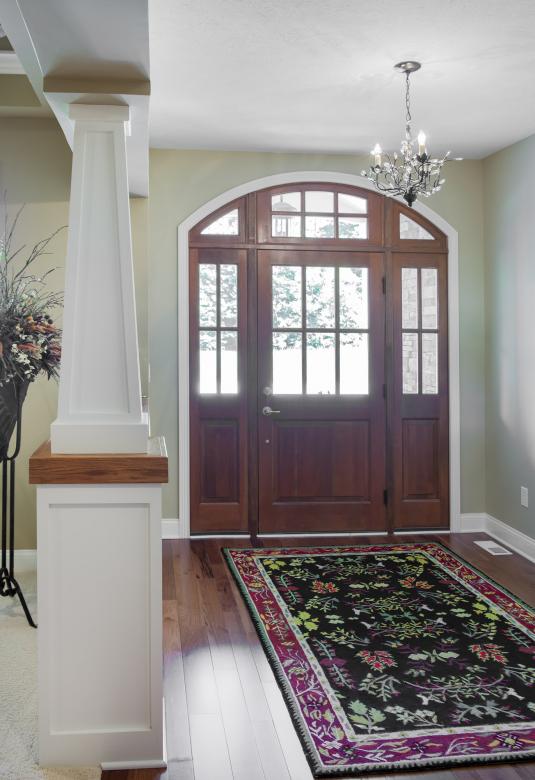 Architectural photo of residential interior.