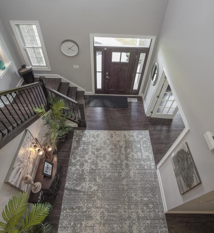 Architectural photo of residential interior.