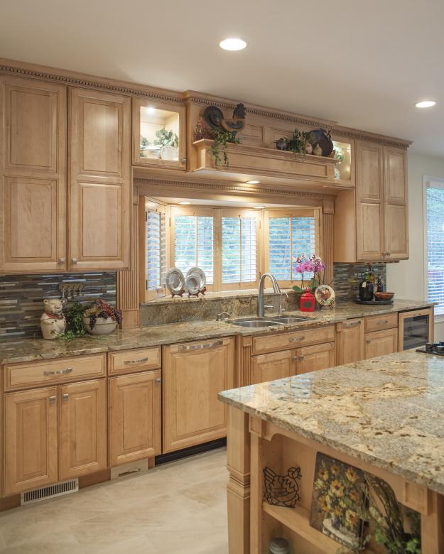 Architectural photo of residential cabinetry.