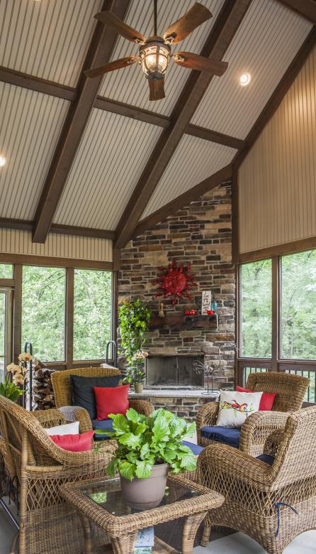 Architectural photo of residential interior.