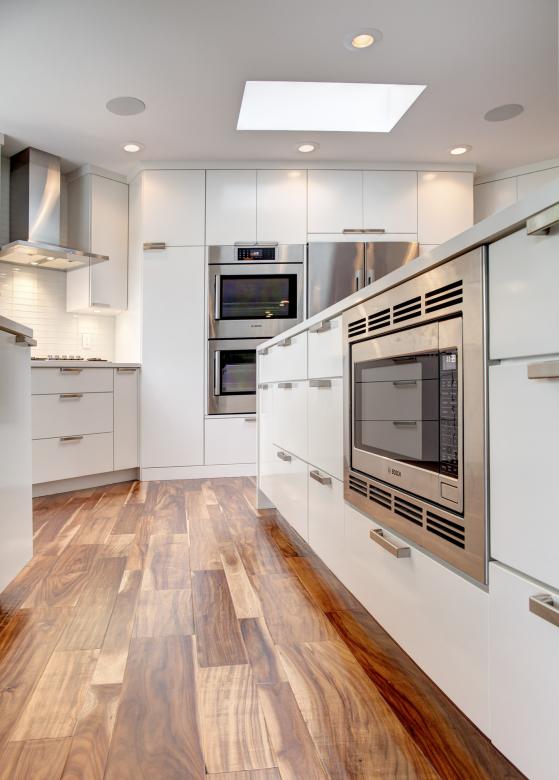 Architectural photo of residential cabinetry.