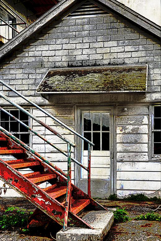 Photo titled - Stairway In An Alley